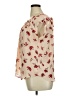 LC Lauren Conrad 100% Polyester Tan Short Sleeve Blouse Size XL - photo 5