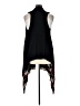 Como Black 100% Rayon Black Cardigan Size XL - photo 2