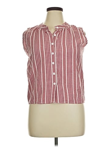 Fashion Classics Sleeveless Button-Down Shirt (view 1)