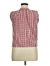 Fashion Classics Checkered-gingham Red Sleeveless Button-Down Shirt Size XL (estimated) - photo 2