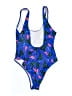 Assorted Brands Graphic Blue One Piece Swimsuit Size M - photo 2