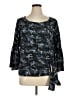 MICHAEL Michael Kors Black 3/4 Sleeve Blouse Size XL - photo 1
