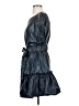 Inclán Studio 100% Polyurethane Blue Cocktail Dress Size S - photo 5