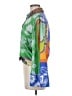 Zara Print Green Long Sleeve Blouse Size M - photo 5