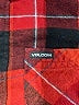 Volcom 100% Cotton Plaid Red Long Sleeve Button-Down Shirt Size M (baby) - photo 3