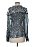 Ted Baker London Floral Blue Long Sleeve Blouse Size 4 (1) - photo 2