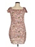 Shein Floral Pink Cocktail Dress Size 12 - photo 1