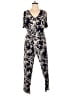 Mlle Gabrielle Graphic Blue Jumpsuit Size XL - photo 1