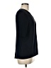 Bailey 44 100% Silk Black 3/4 Sleeve Top Size M - photo 4
