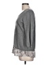 White House Black Market Gray Pullover Sweater Size L - photo 4