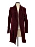 Seven7 100% Polyester Burgundy Cardigan Size L - photo 1