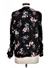 Candie's 100% Polyester Floral Black Long Sleeve Blouse Size L - photo 2