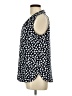 41Hawthorn Polka Dots Blue Sleeveless Blouse Size L - photo 5