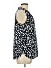 41Hawthorn Polka Dots Blue Sleeveless Blouse Size L - photo 4