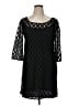 Muse 100% Polyester Black Casual Dress Size 14 - photo 1