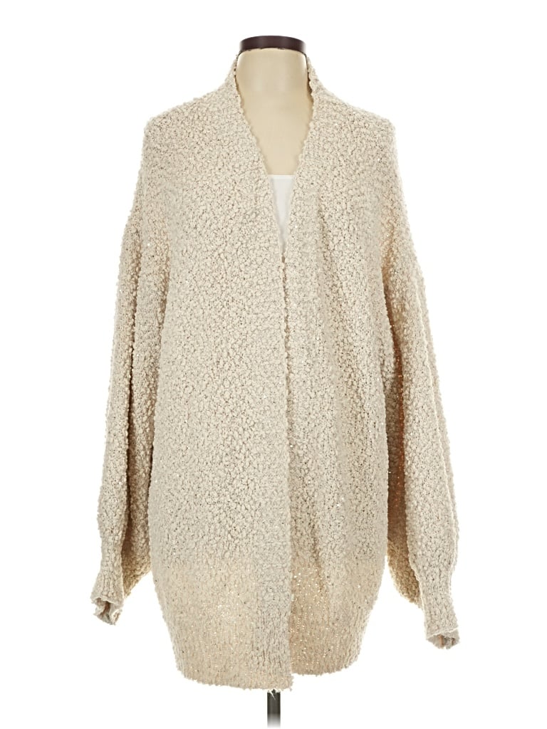 Pre-owned Mia Joy Cardigan Sweater In Ivory