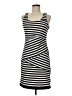 MICHAEL Michael Kors Stripes Black Casual Dress Size 6 - photo 1