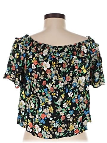 Topshop Short Sleeve Blouse (view 2)