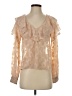 Zara Tan Long Sleeve Blouse Size XS - photo 1