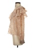 Zara Tan Long Sleeve Blouse Size XS - photo 5