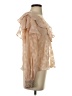 Zara Tan Long Sleeve Blouse Size XS - photo 4