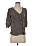 MNG Brown 3/4 Sleeve Blouse Size XS - photo 1