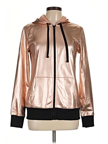 Material Girl Zip Up Hoodie (view 1)