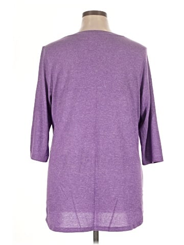 Lane Bryant 3/4 Sleeve T-Shirt (view 2)
