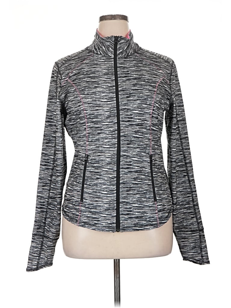 Pre-owned Maurices Track Jacket In Gray