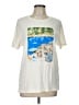 J.Crew Graphic Ivory Short Sleeve Top Size L - photo 1