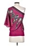 Rampage 100% Polyester Pink Kimono Size S - photo 2