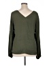 A New Day 100% Polyester Green Long Sleeve Blouse Size XL - photo 2