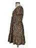 Blue Rain Animal Print Brown Casual Dress Size S - photo 5
