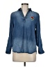 Westbound Blue Long Sleeve Blouse Size M (petite) - photo 1