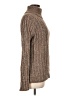 Axcess Tweed Brown Turtleneck Sweater Size L - photo 4