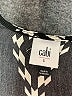 CAbi 100% Polyester Print Black Casual Dress Size S - photo 7