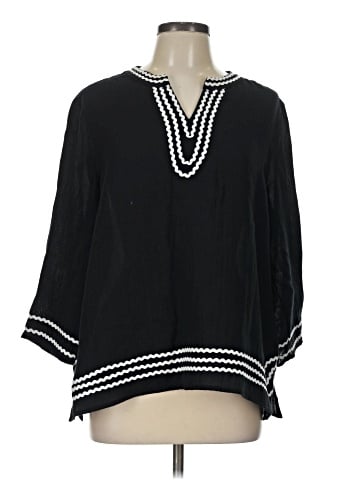 Appleseeds 3/4 Sleeve Blouse (view 1)