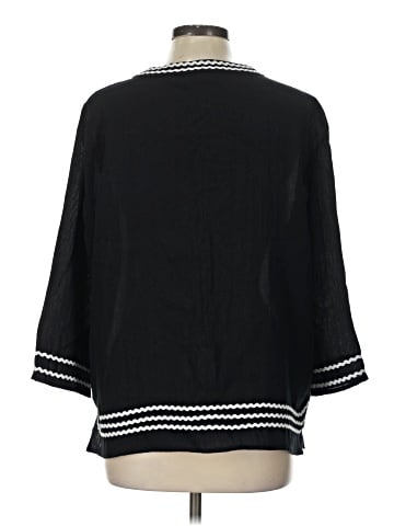 Appleseeds 3/4 Sleeve Blouse (view 2)