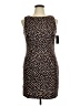 AGB Polka Dots Brown Cocktail Dress Size 14 - photo 1