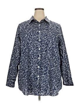 Lands' End 3/4 Sleeve Button Down Shirt