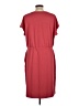 32 Degrees Solid Red Casual Dress Size L - photo 2