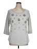 INC International Concepts Silver Sweatshirt Size XL - photo 1