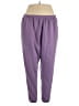 Blair Solid Purple Casual Pants Size L - photo 1