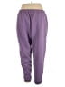 Blair Solid Purple Casual Pants Size L - photo 2