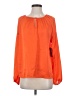 Vince Camuto 100% Polyester Orange Long Sleeve Blouse Size S - photo 1