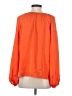 Vince Camuto 100% Polyester Orange Long Sleeve Blouse Size S - photo 2