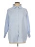 Unbranded Blue 3/4 Sleeve Button-Down Shirt Size M - photo 1