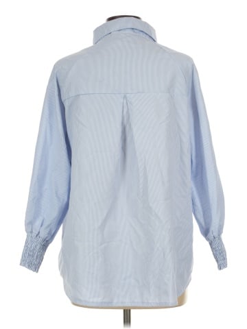 Unbranded 3/4 Sleeve Button-Down Shirt (view 2)