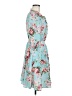 wild meadow 100% Polyester Floral Teal Casual Dress Size M - photo 4