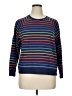 Primary 100% Cotton Stripes Blue Pullover Sweater Size XL - photo 1